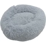 Hundebett Hundekissen Hundekorb Plüsch Tierbett Hundesofa Katzenbett Grau 40x40x15 cm