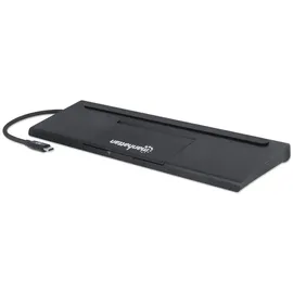 Manhattan USB-C 11-in1-Dockingstation - Schwarz