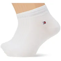 Tommy Hilfiger Herren Quarter 6 Pack, Weiß, 39-42