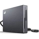 Angelbird SD Dual Card Reader (USB), Speicherkartenlesegerät, Silber