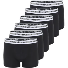 Polo Sylt Boxershorts im Sechserpack und Label-Look