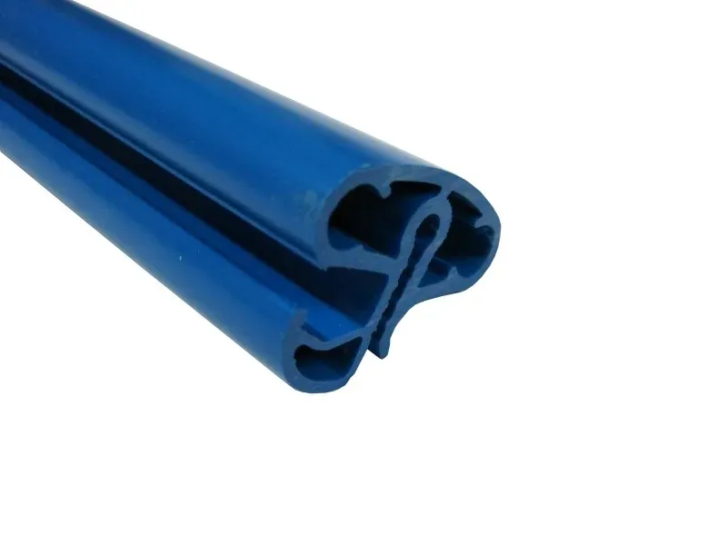 Kombi Handlaufsatz blau, Handlauf für Ovalbecken  ,Größe: 450 x 300 cm