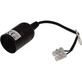 ChiliTec Baustellen Lampenfassung, E27 mit 15cm Kabel und Zugentlastung - Chilitec