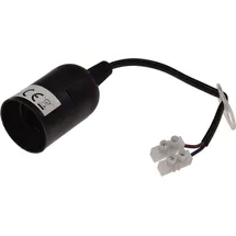 ChiliTec Baustellen Lampenfassung, E27 mit 15cm Kabel und Zugentlastung - Chilitec