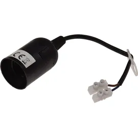 ChiliTec Baustellen Lampenfassung, E27 mit 15cm Kabel und Zugentlastung - Chilitec