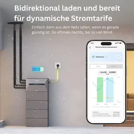myvoltaics Balkonkraftwerk 1760+ Watt bifazial 1200 W inkl. Anker Solarbank 3 5,4 kWh