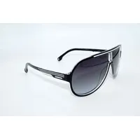 Carrera 1057/s 80S/9O BLACK WHITE Sunglasses Men Propionate, Standard, 64 - 64