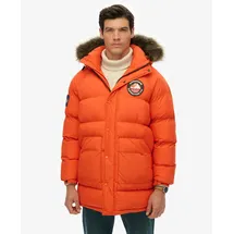 Superdry Everest Longline Baffled Parka orange 2XL