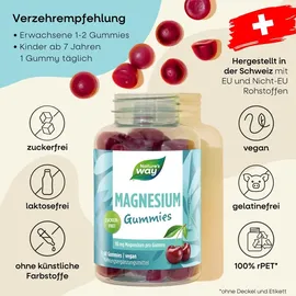 Nature's Way Magnesium Gummibärchen 180 mg 60 St.