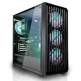 SYSTEMTREFF Gaming PC AMD Ryzen 7 5800X 8x4.7GHz | Nvidia RTX 5060 8GB DX12 | 1TB M.2 NVMe | 32GB DDR4 RAM | Windows 11 | WLAN Desktop Computer Rechner für Gamer, Zocker & Streamer