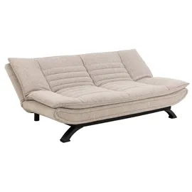 Actona Schlafcouch Webstoff 2-Sitzer Beige