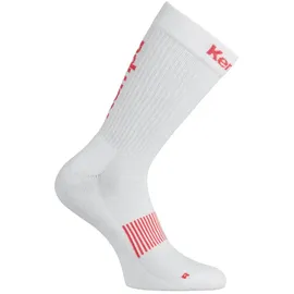 Kempa Logo Classic Socken 46-50 Weiß/Rot