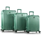 HEYS Xtrak Koffer-Set 3-tlg. grün/dunkelgrün