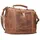 GREENBURRY Vintage Handtasche Leder 32 cm braun
