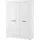 INOSIGN Mehrzweckschrank "BIANCO", weiß (weiß matt, weiß mdf hochglanz), B:100cm H:142cm T:35cm, FSC-zertifizierter Holzwerkstoff, Schränke, Mehrzweckschrank, Höhe 142 cm