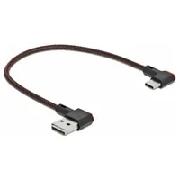 DeLock USB-A auf USB-C 0,2 m Schwarz