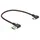 DeLock USB-A auf USB-C 0,2 m Schwarz