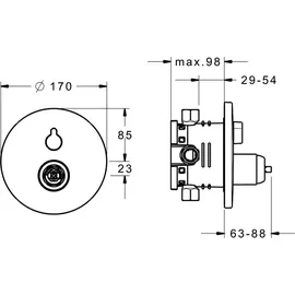 Hansa Hansavarox Pro Einhandwannenmischer (40529083)