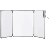 Sichler Haushaltsgeräte Schreibtischheizung: Faltbares Fern-Infrarot-Heizpanel mit Alu-Rahmen; bis 80 °C; 315 Watt