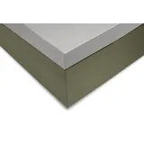 Zo Home Spannbettlaken Mako-Satin 140 x 200 cm grau