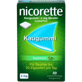 Nicorette Freshmint 2 mg Kaugummi 30 St.