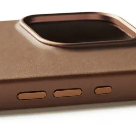 Mujjo iPhone 16 Pro Leder Case MagSafe braun