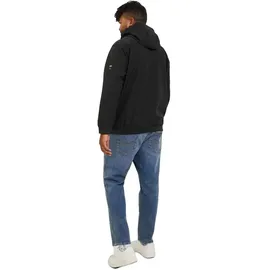 JACK & JONES Plus Softshell Jacke in Black | 7XL