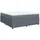 vidaXL Boxspringbett 180 x 200 cm Dunkelgrau