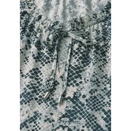 STREET ONE Tunikakleid Blau Snakeprint 46