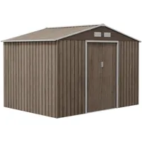 Outsunny Gerätehaus, - 277Lx195Wx192Hcm - Braun,