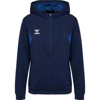 Hummel Damen Hmlauthentic Pl Zip Hoodie Woman Sweatshirt, Marine