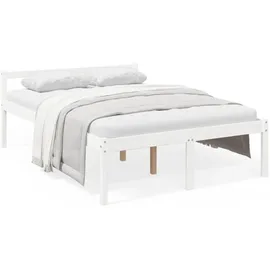 vidaXL Seniorenbett 120 x 190 cm Weiß