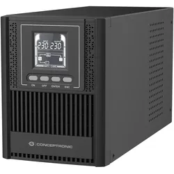 Conceptronic ZEUS52E1K 1000VA 900W Online Tower USV, IEC, Doppelwandler (Online)