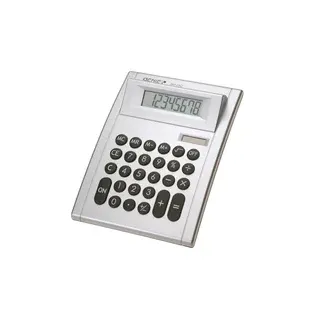 GENIE 50 DC, Desktop Display-Rechner 8 Ziffern, 1 Zeilen, Batterie/Solar, Silber