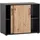 MÖBELPARTNER Aino Aktenschrank 100,1 x 41,0 x 83,6 cm schwarz