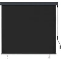 vidaXL Rollo Rollo mit Vorhängen 180 x 250 cm grau