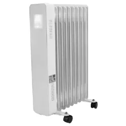 Jet-Line Ölradiator Öl Radiator Elektroheizung Heizung 9-Rippen 2000 W weiß