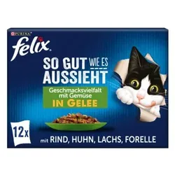 Felix So gut wie es aussieht 12x85g Geschmacksvielfalt mit Gemüse