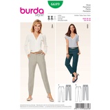 burdastyle Burda B6689 Schnittmuster Hose, Papier, weiß, 19 x 13 x 1 cm