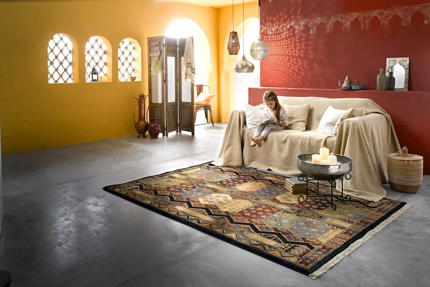 Tagesdecke PEREIRA DA CHUNA Gr. 4, grau (taupe), B:370cm L:250cm, 100% Baumwolle, Tagesdecken