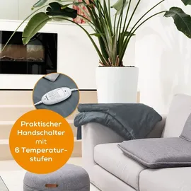 Beurer Wärmezudecke HD 75 Cosy 130 x 180 cm Dark Grey