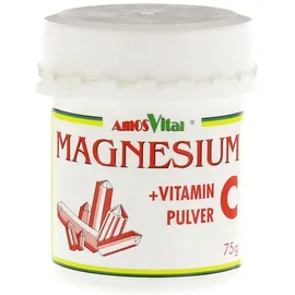 Amosvital Magnesium + Vitamin C Soma Pulver 75 g