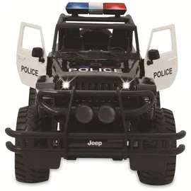 Jamara RC-Auto Jeep Wrangler Police 1:14 2,4GHz RTR schwarz (405052)