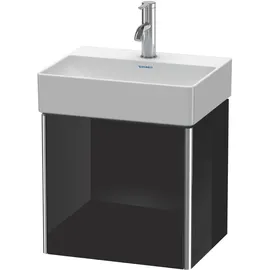 Duravit Waschtischunterschrank 1 Tür 43,4 x 34 x 39,7 cm Schwarz Hochglanz