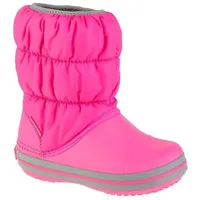 Crocs Winter Puff Boot Kids 14613-6TR, Schneestiefel, für Mädchen, Rosa, Größe: 34/35 - 34-35