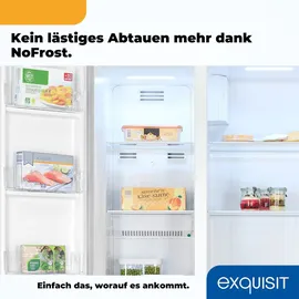 Exquisit SBS46-040E Side-by-Side (442 l, 1770 mm hoch, Inoxlook-az)