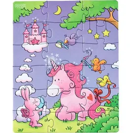 HABA Puzzles Einhorn Glitzerglück. 3 Motive 12, 15, 18 Teile