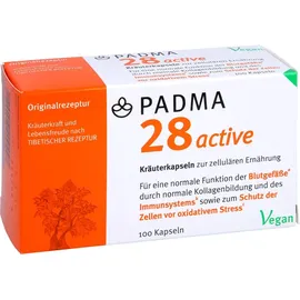 Padma 28 Active Kräuter-Kapseln 100 St.