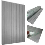 Wandpaneel Lamellen 100x60 cm Selbstklebend – PVC + PE-Schaum 2,8 mm – Holzoptik Beige/Braun – 3D Wandverkleidung Dekopanel für Wohnzimmer, Schlafzimmer, Küche, Bad – Abwaschbar & Wasserfest (LO4)