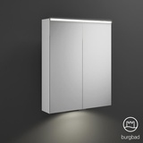 Burgbad Eqio 65 cm weiß glanz LED-Waschtischbeleuchtung